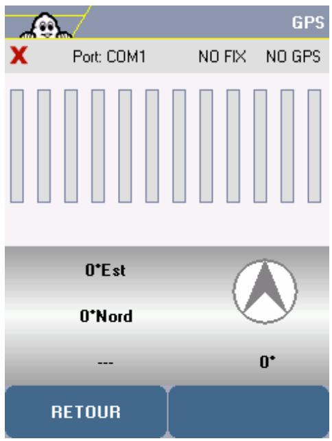VIAMICHELIN NAVIGATION 2006 POUR PDA - Initialisation du GPS - 1