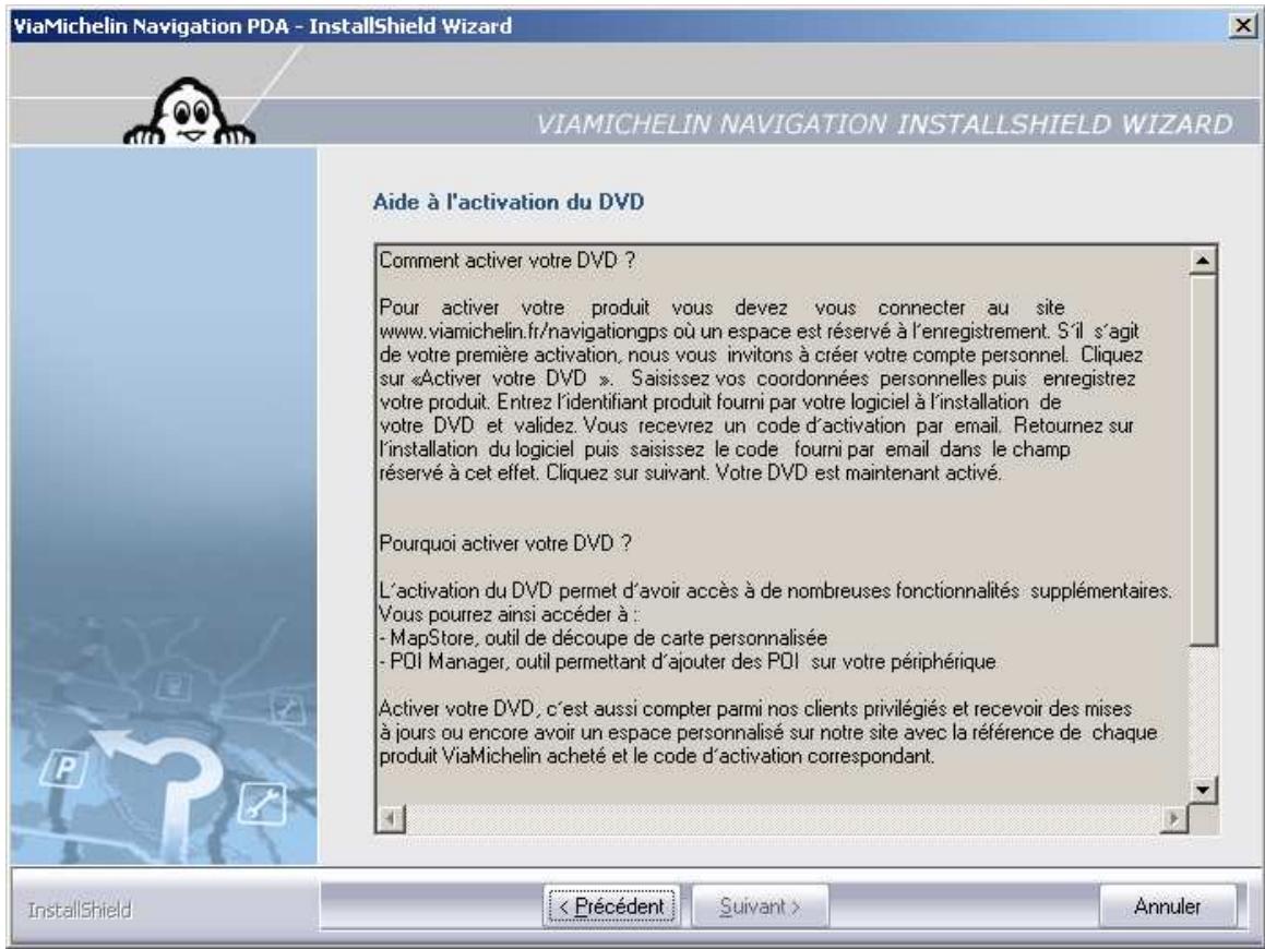 VIAMICHELIN NAVIGATION 2006 POUR PDA - Installation sur PDA de type pocket PC® - 5