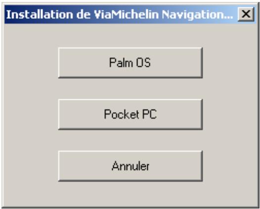 VIAMICHELIN NAVIGATION 2006 POUR PDA - Installation du dvd-rom - 9
