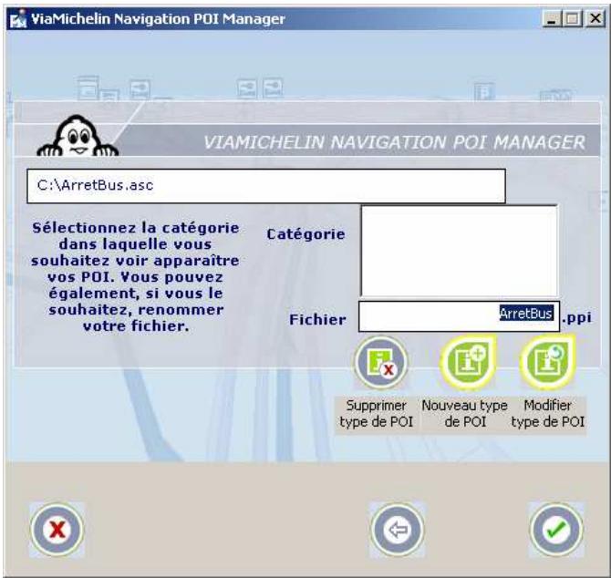 VIAMICHELIN NAVIGATION 2006 POUR PDA - Intégrer des fichiers « *. asc - 3