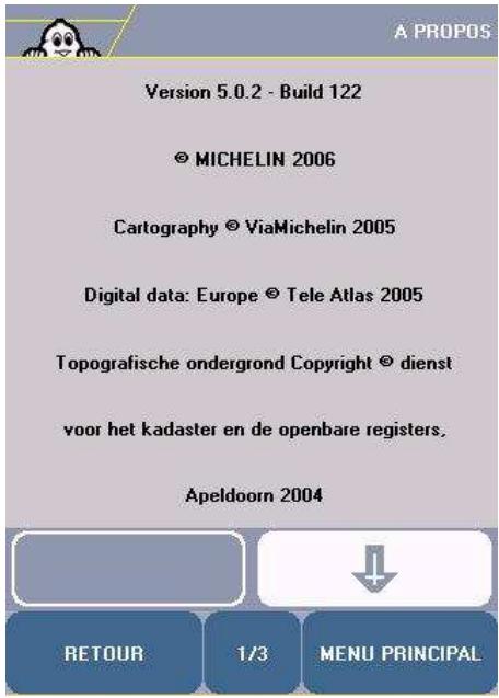 VIAMICHELIN NAVIGATION 2006 POUR PDA - À propos - 1