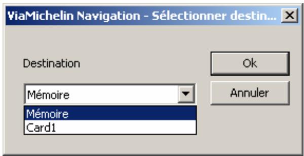 VIAMICHELIN NAVIGATION 2006 POUR PDA - Installation sur PDA de type palm OS® - 7