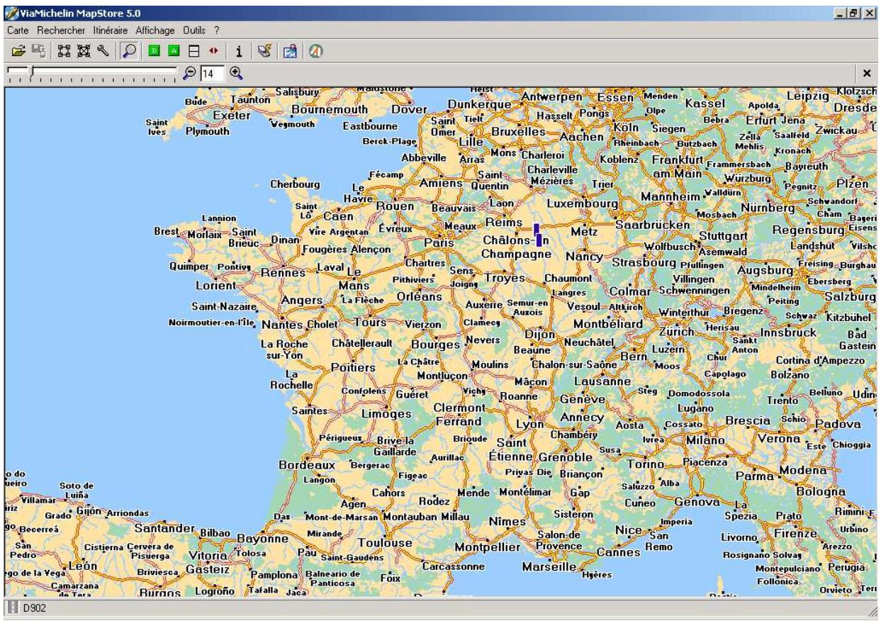 VIAMICHELIN NAVIGATION 2006 POUR PDA - Installation sur PDA de type pocket PC® - 12