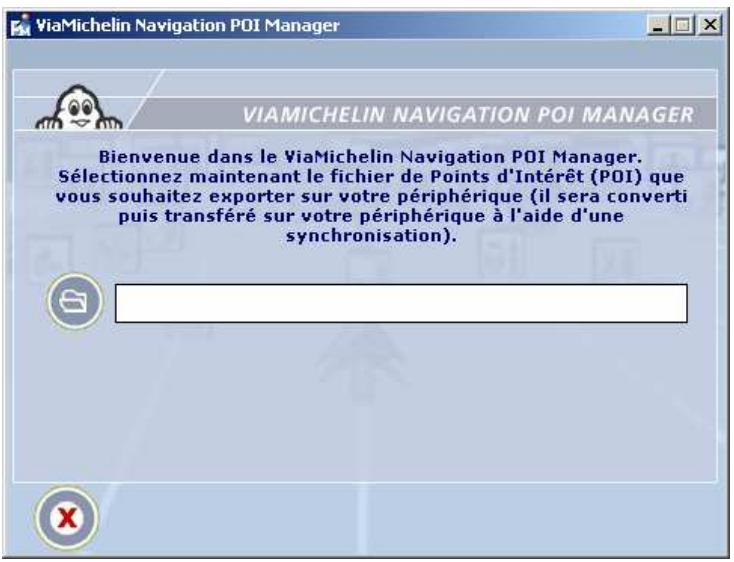 VIAMICHELIN NAVIGATION 2006 POUR PDA - Intégrer des fichiers « *. poi - 2