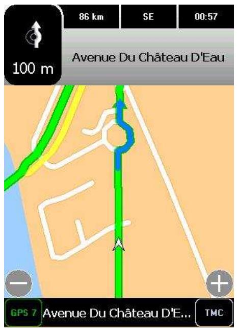VIAMICHELIN NAVIGATION 2006 POUR PDA - Afficher une navigation libre - 1