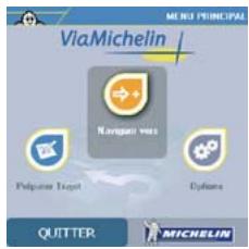 VIAMICHELIN NAVIGATION 3 POUR PDA - 2.1- ViaMichelin Navigation : naviguer vers - 1