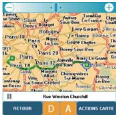 VIAMICHELIN NAVIGATION 3 POUR PDA - Préparer un itinéraire - 1