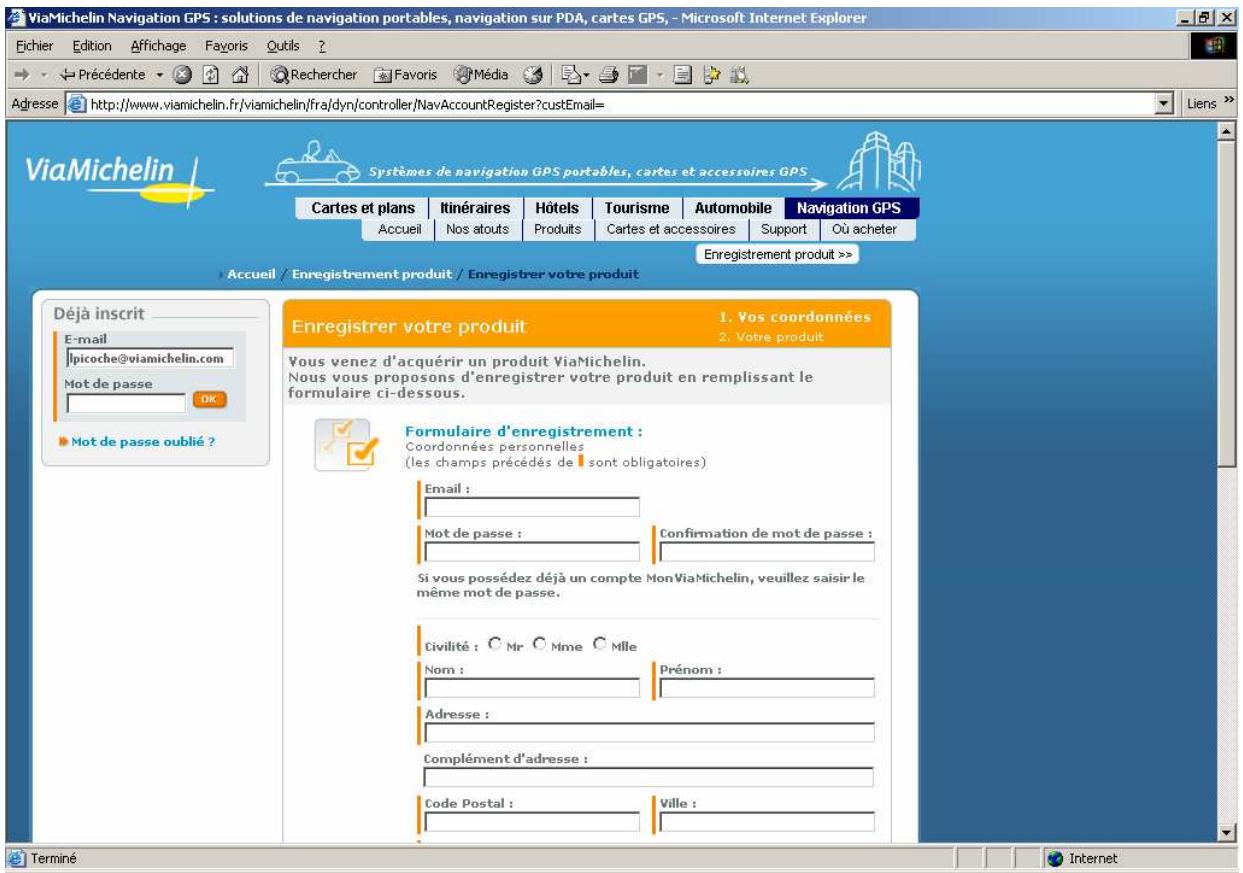VIAMICHELIN VMN V5 - Installation sur PDA de type Pocket PC® - 7