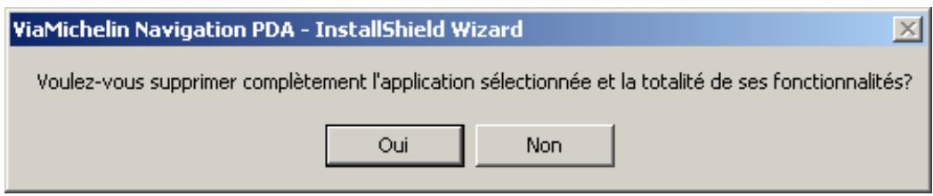 VIAMICHELIN VMN V5 - Désinstallation des programmes du PC - 1
