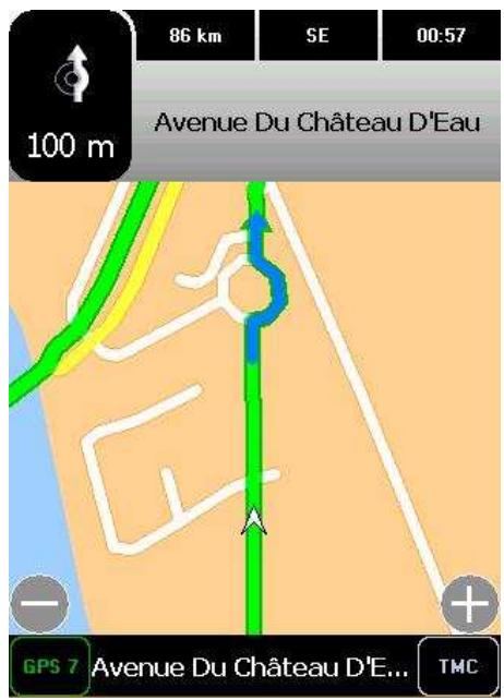 VIAMICHELIN VMN V5 - Présentation de l'écran de Navigation - 1