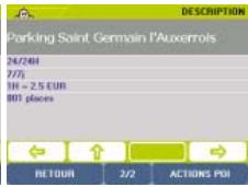 VIAMICHELIN X-950T - Comment consulter la description d'un POI - 3