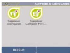 VIAMICHELIN X-950T - Supprimer sauvegarde - 1