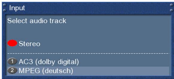 DREAM MULTIMEDIA DM 7025 - Changement de l'audio track - 1