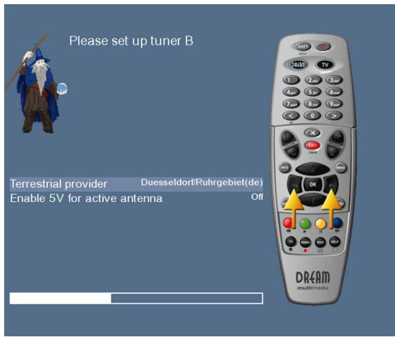DREAM MULTIMEDIA DM 7025 - Tuner setup (Paramètre Tuner) - 2