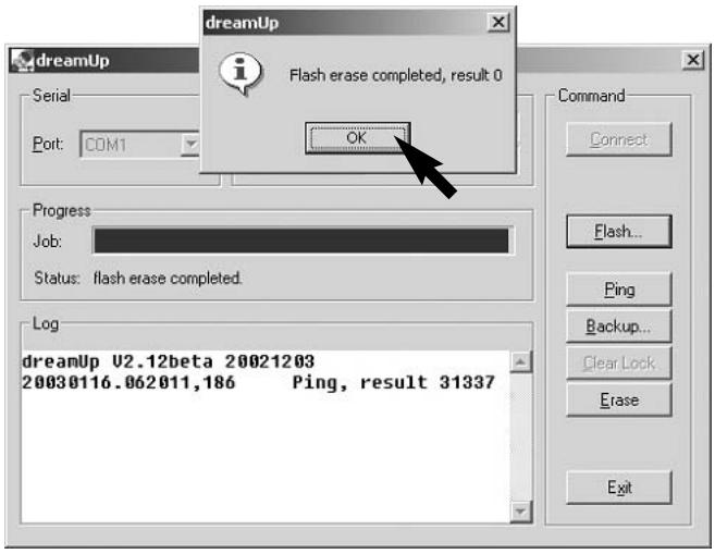 DREAM MULTIMEDIA DREAMBOX DM7000-S - DreamUp - Effacer le logiciel d'exploitation - 4