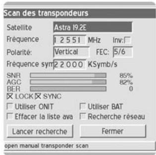 DREAM MULTIMEDIA DREAMBOX DM7000-S - Canaux - Recherche de canaux - 3