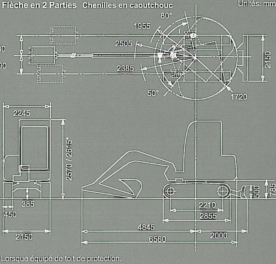 TAKEUCHI TB 175 - Dimensions - 2