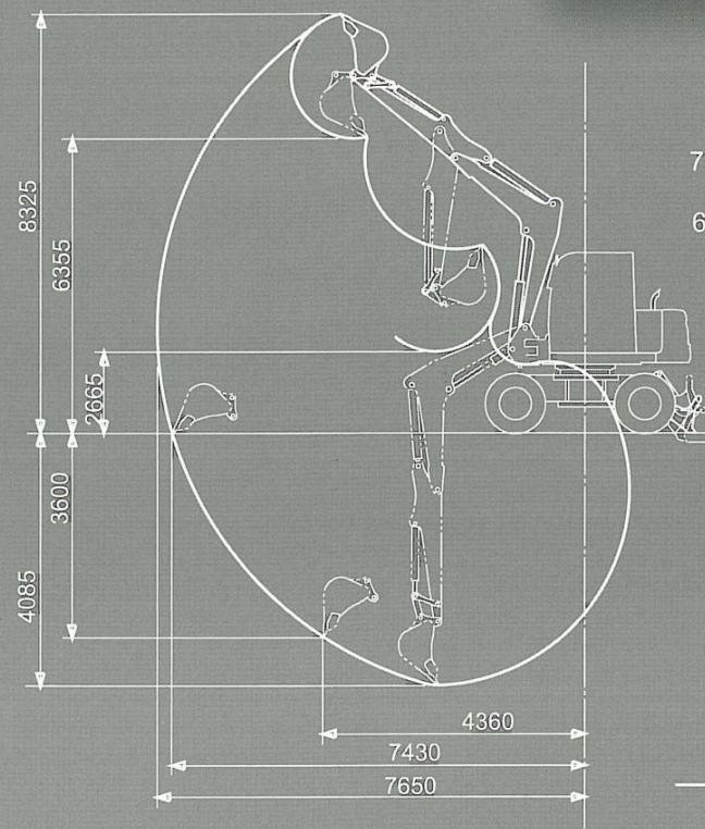 TAKEUCHI TB 175W - Dimensions - 1