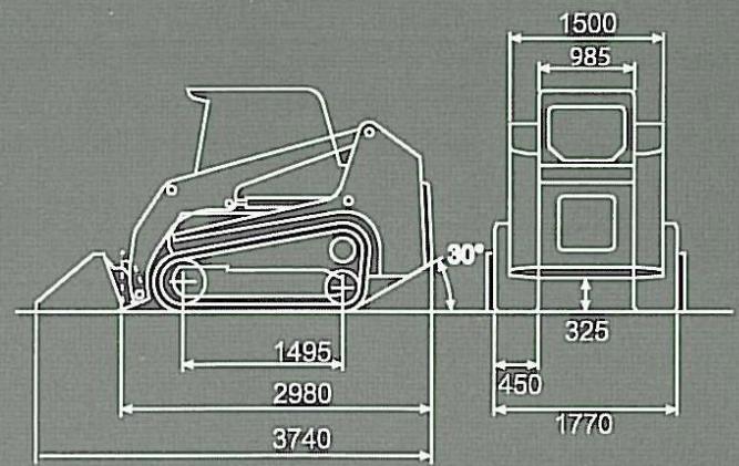 TAKEUCHI TL 240 - Dimensions - 4
