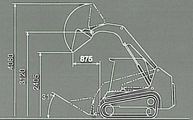 TAKEUCHI TL 240 - Dimensions - 3