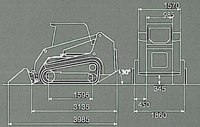TAKEUCHI TL 250 - Dimensions - 4