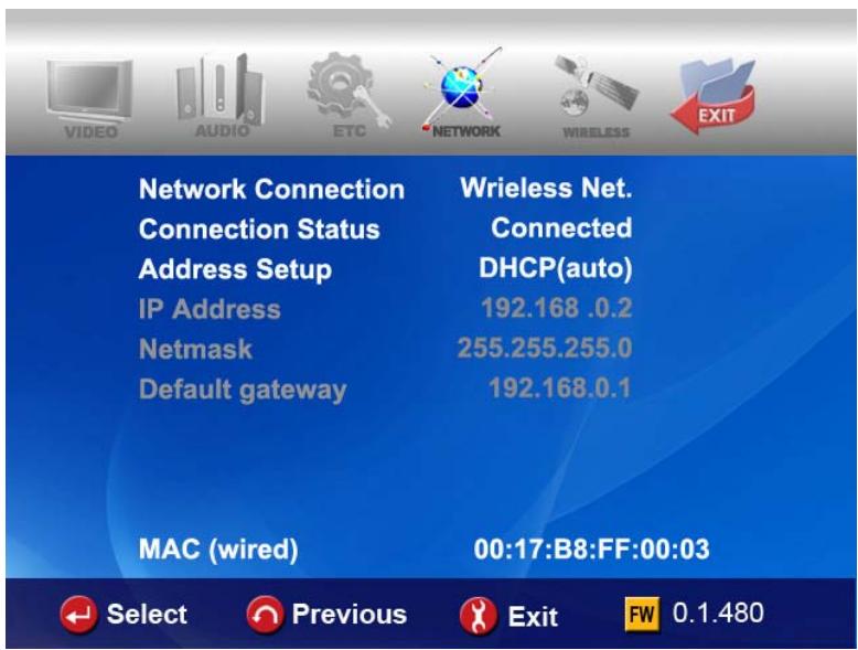 WE DIGITAL BLACK BOX HD DVI - Paramètres du réseau - 1