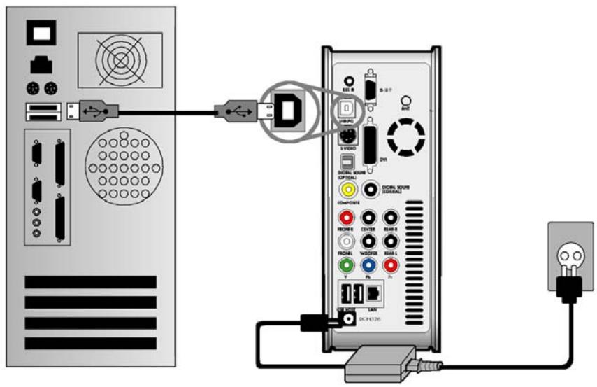 WE DIGITAL BLACK BOX HD DVI - Connexion au PC - 1