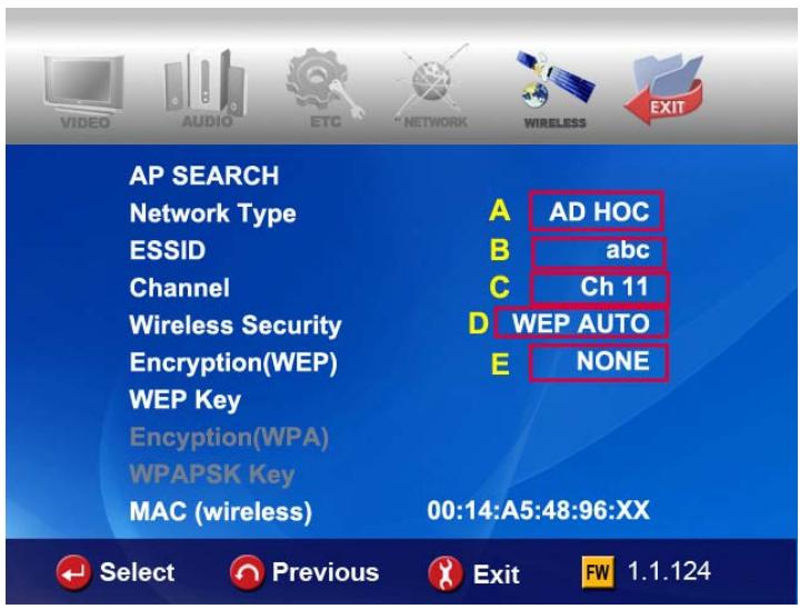 WE DIGITAL BLACK BOX HD DVI - Paramètres du réseau sans-fil du blackbox - 2