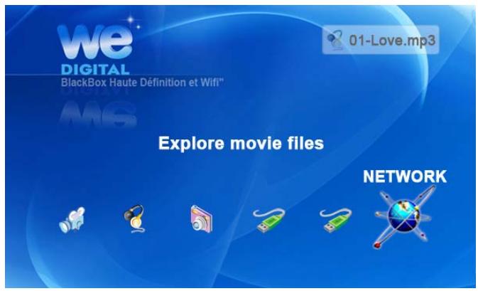 WE DIGITAL BLACK BOX HD DVI - Contrôlez l'activation de l'icône du réseau - 3