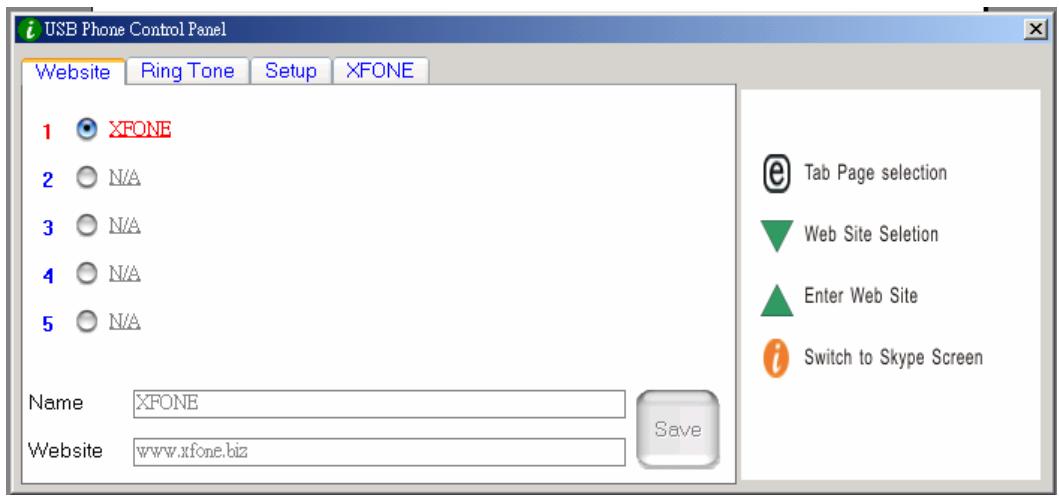 VIVANCO USB VOICE OVER IP TELEPHONE - Bouton Utility (Utilitaire): - 2