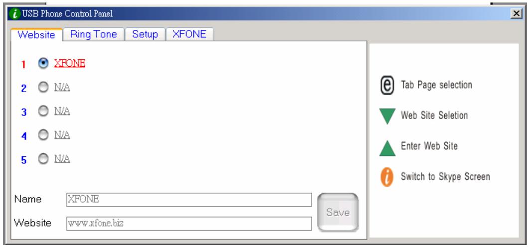 VIVANCO USB VOICE OVER IP TELEPHONE - Tecla para selecao da interface do uso: - 2