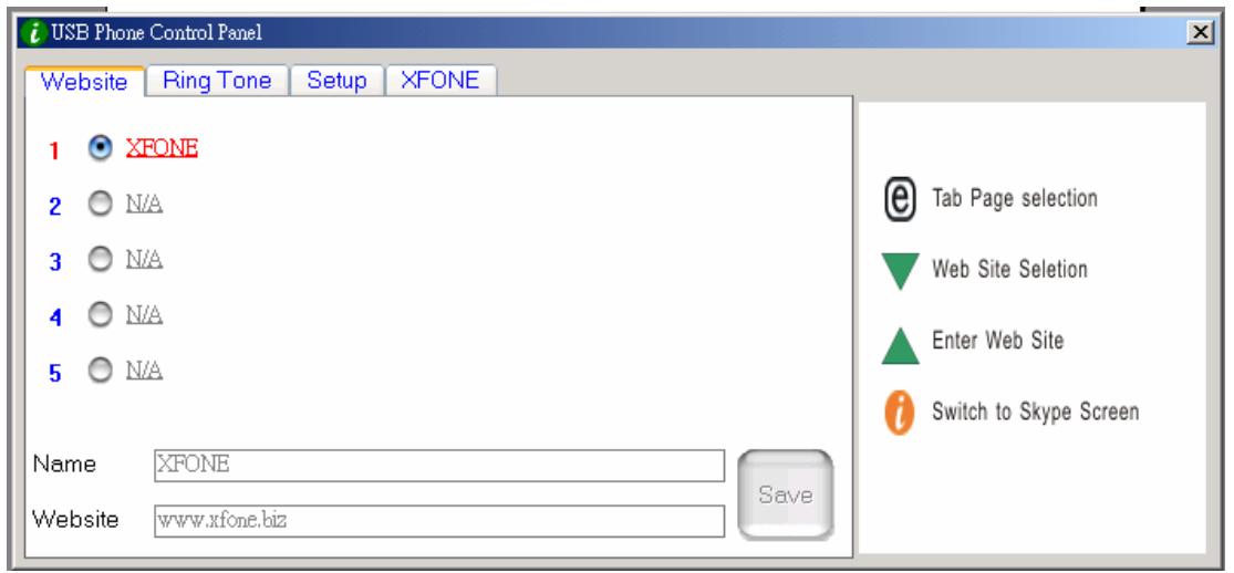 VIVANCO USB VOICE OVER IP TELEPHONE - Tasto di scelta rapida sito web - 1
