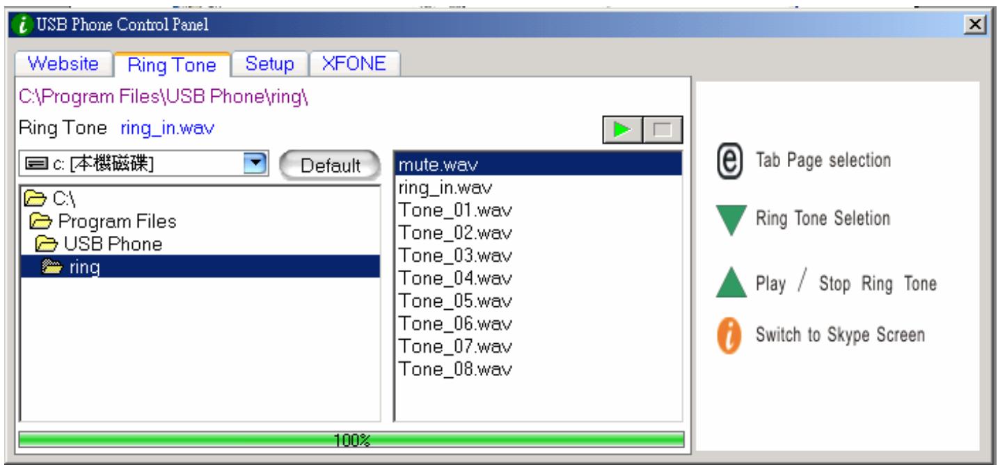 VIVANCO USB VOICE OVER IP TELEPHONE - b) Hinzufugen weiterer Klingeltone. - 1