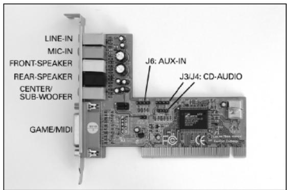 VIVANCO PCI SOUNDCARD 5.1 CHANNEL - Installation du matériel - 1