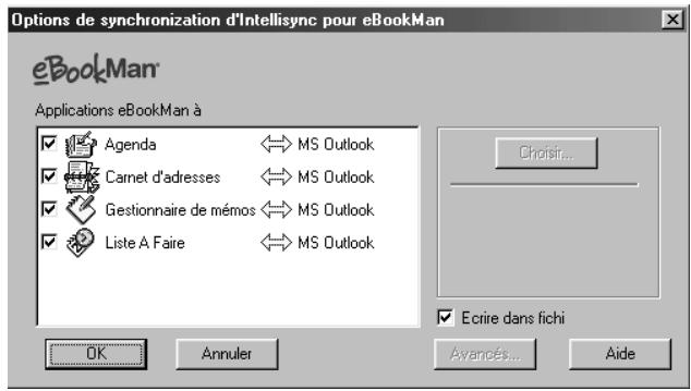 FRANKLIN EBM-901 - Configuration des programmes de l'organiseur - 1