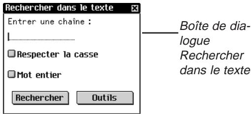 FRANKLIN EBM-901 - Pour effectuer une recherche dans un document - 1
