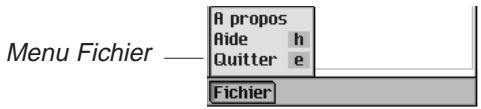FRANKLIN EBM-901 - Menu Fichier - 1
