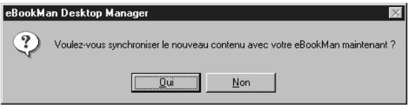 FRANKLIN EBM-901 - Pour synchroniser le système d'exploitation et les applications - 4
