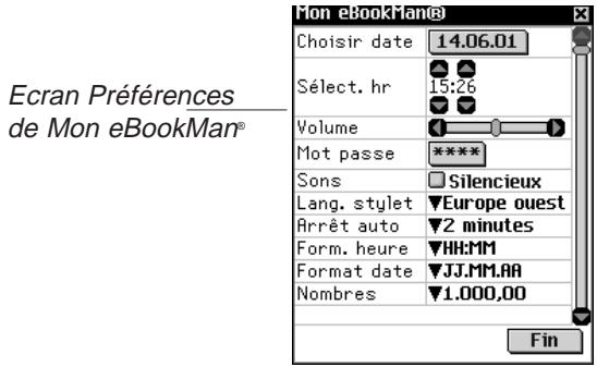 FRANKLIN EBM-901 - Pour étabonner l'eBookMan - 2