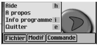 FRANKLIN EBM-901 - Le menu Fichier - 1