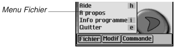 FRANKLIN EBM-901 - Menu Fichier - 1