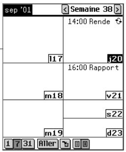 FRANKLIN EBM-901 - Vue hebdomadaire - 2