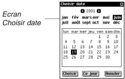 FRANKLIN EBM-901 - Sélection d'une date - 1