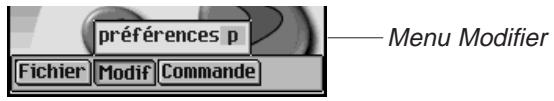 FRANKLIN EBM-901 - Le menu Modifier - 1