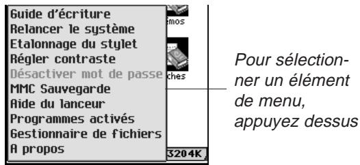 FRANKLIN EBM-901 - Utilisation du menu - 1