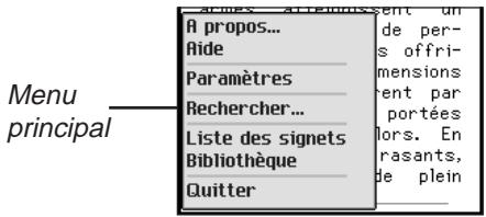 FRANKLIN EBM-901 - Menu principal - 1