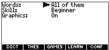FRANKLIN MWD-1470 - Appuyez sur GAMES. - 2