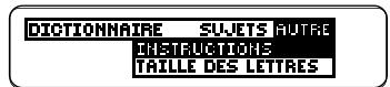 FRANKLIN DMF-440 - Modification des paramètres - 1