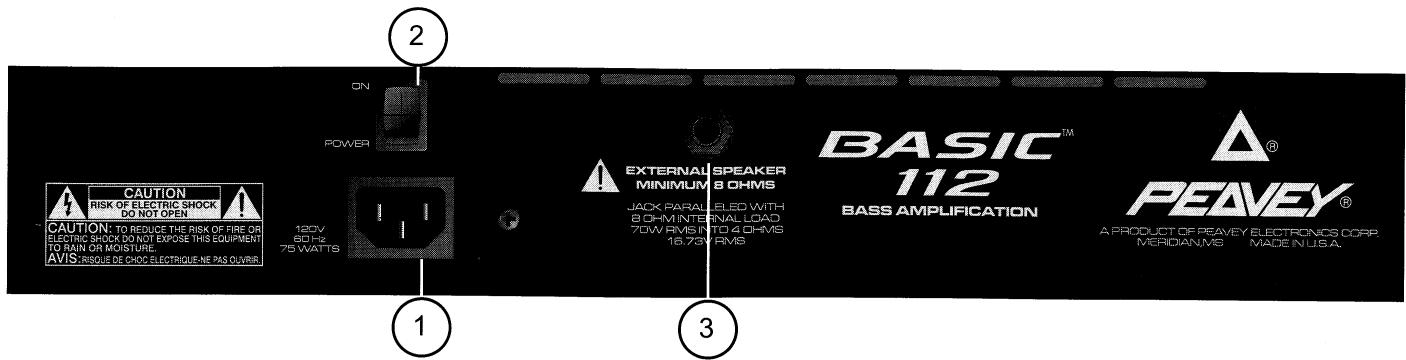 PEAVEY BASIC 112 - HEADPHONES - PRISE CASQUE - 1