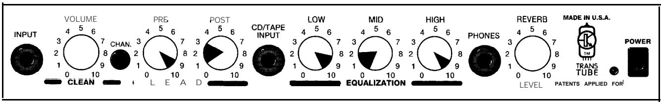 PEAVEY BLAZER 158 - TONE SETTINGS - 1
